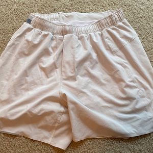 White mens lululemon shorts 7” inseam